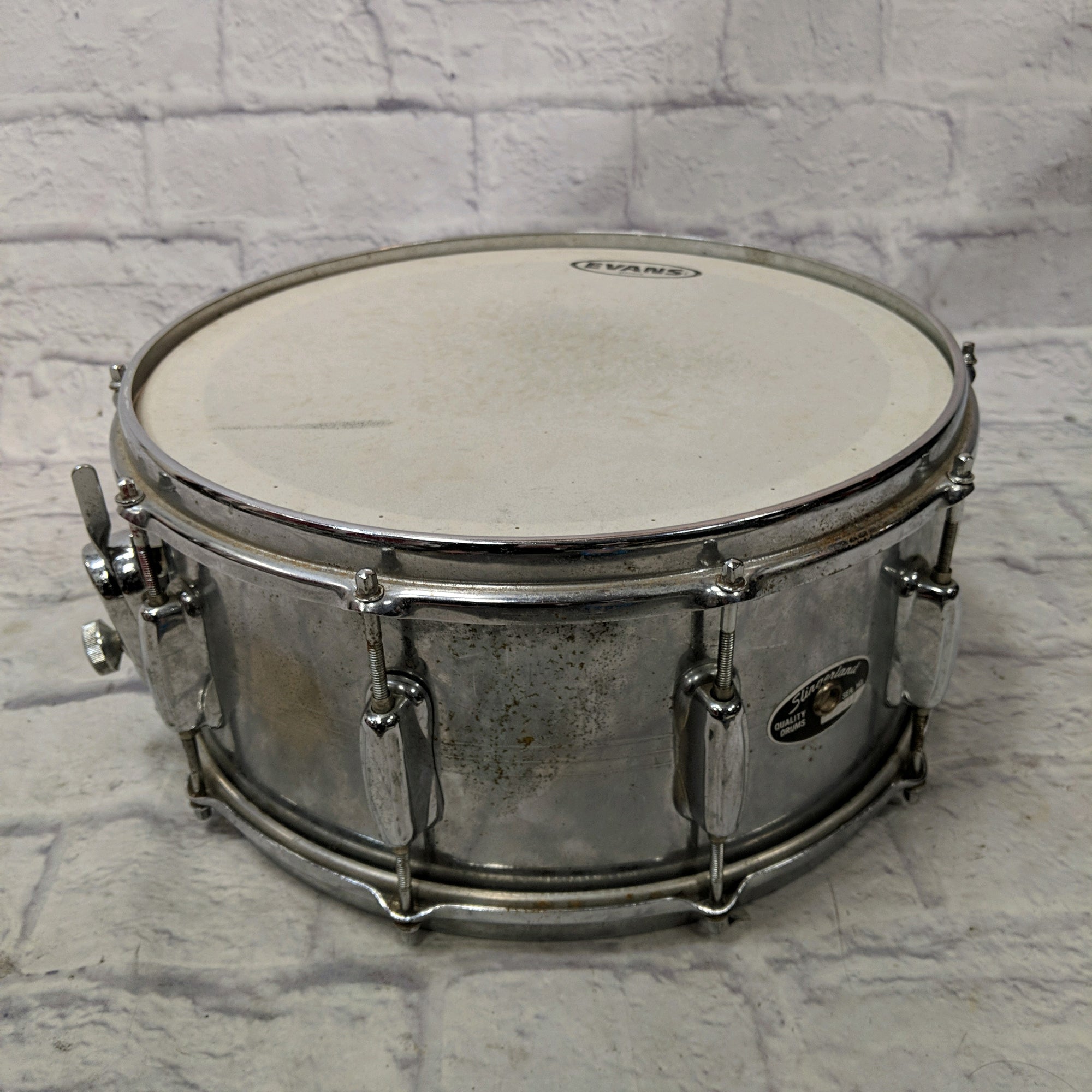 Slingerland 10 Lug Krupa Chrome Snare 14x6" Snare