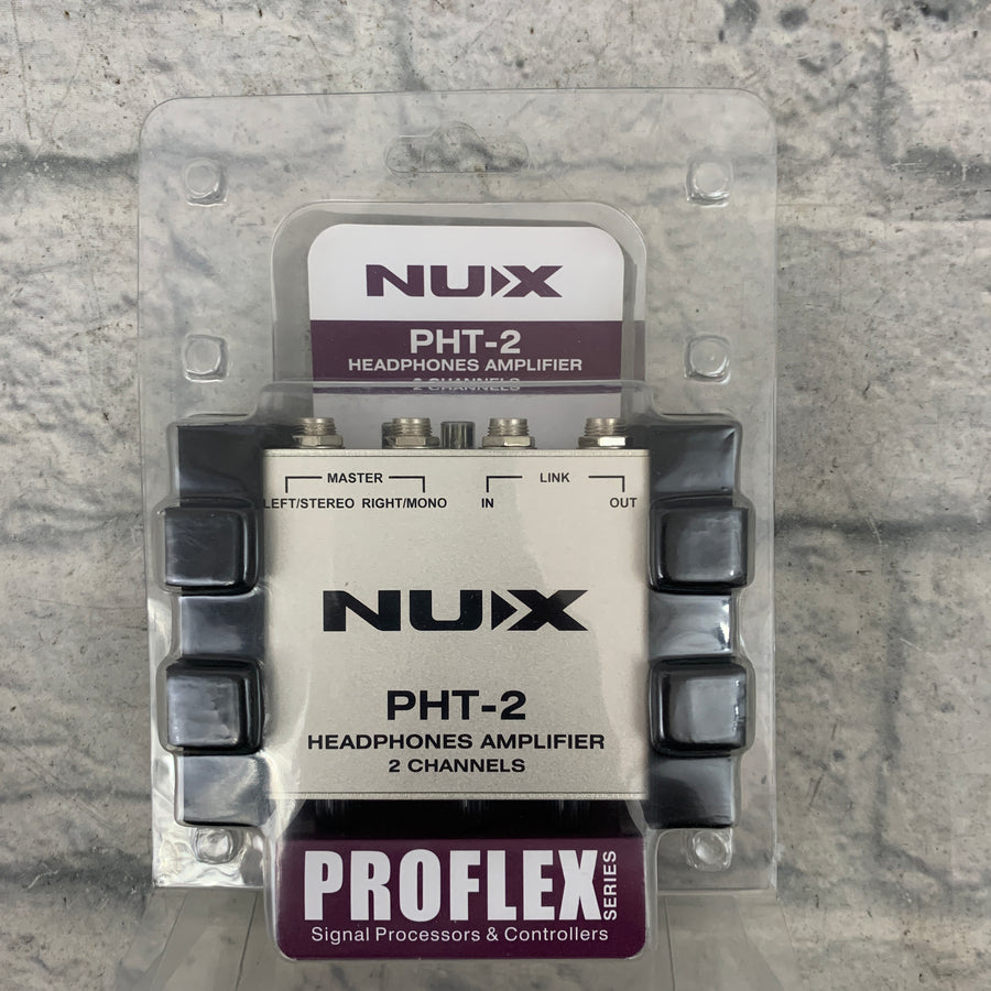 NuX PHT-2 Stereo Headphone Amplifier with RCA Aux In