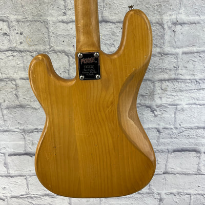 Barrington Foxxe 4 String Bass Natural Finish P Style