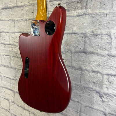 Fender Modern Player Jaguar Trans Red P90s Electric Guitar