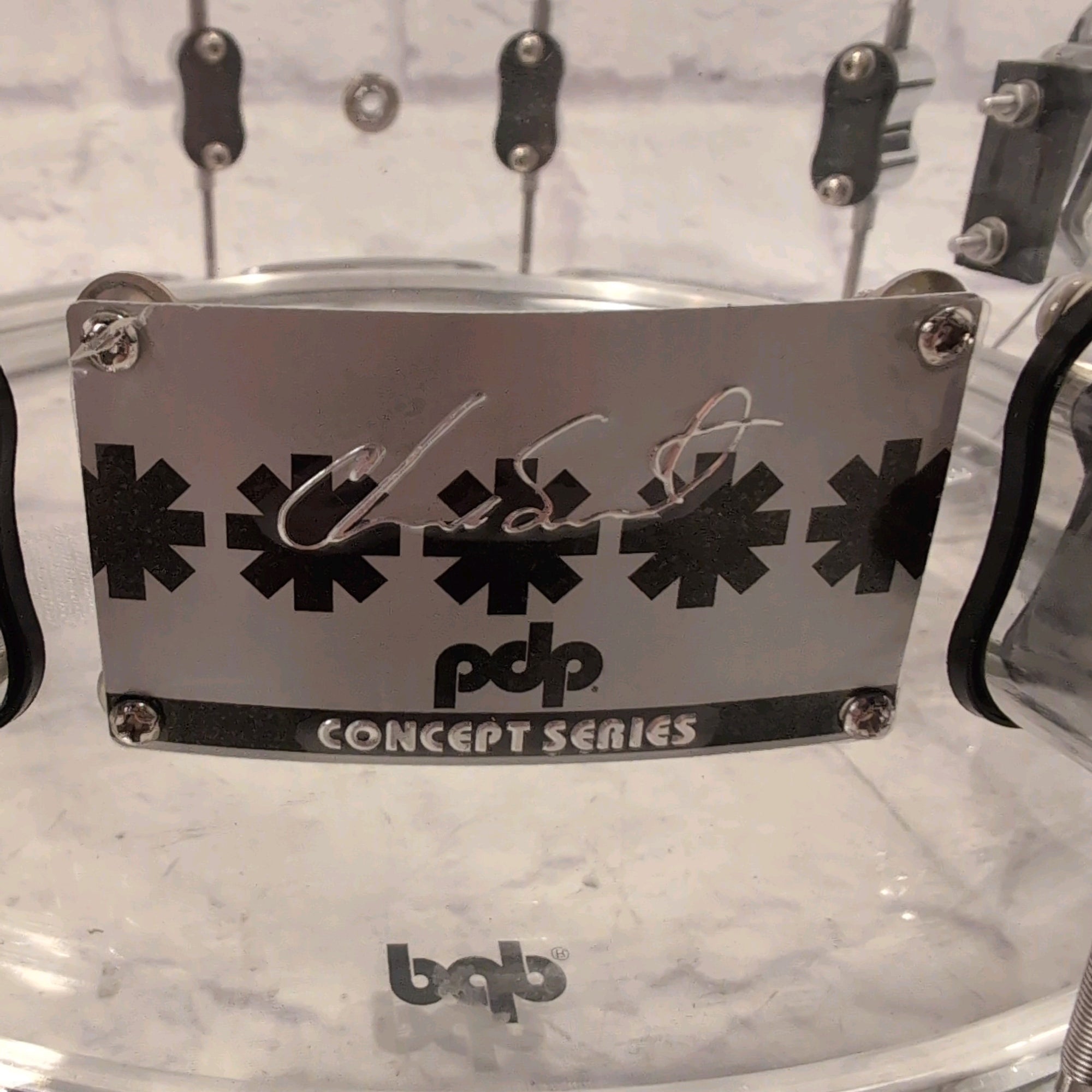 PDP Chad Smith Signature 6x14" Snare Drum 2010s - Acrylic - PDSN0614SSCS