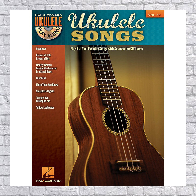 Hal Leonard Ukulele Songs-Ukulele Play-Along Volume #13 (Book and CD)
