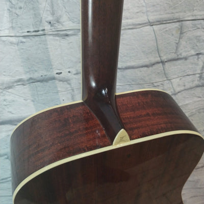 Washburn D-100sb Acoustic Guitar Flame Top
