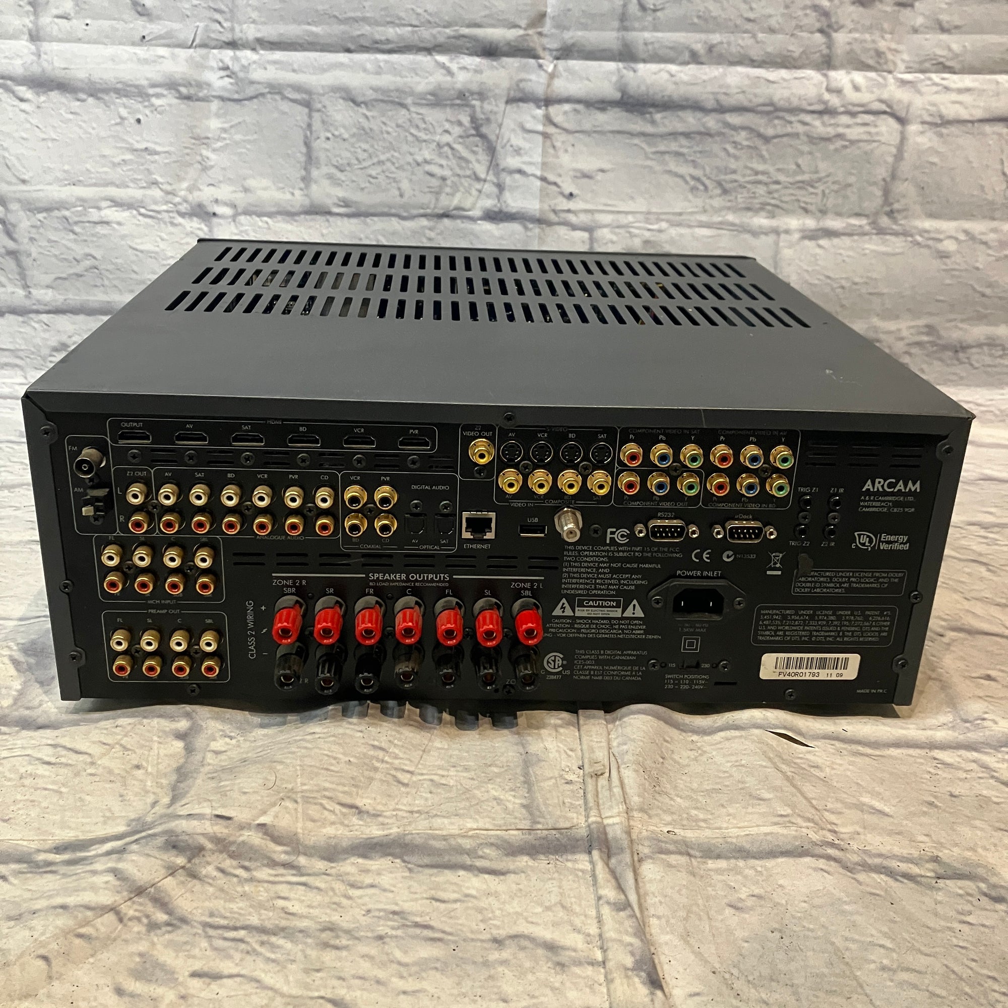 Arcam FMJ AVR400 7.1 Channel Home Theatre Receiver