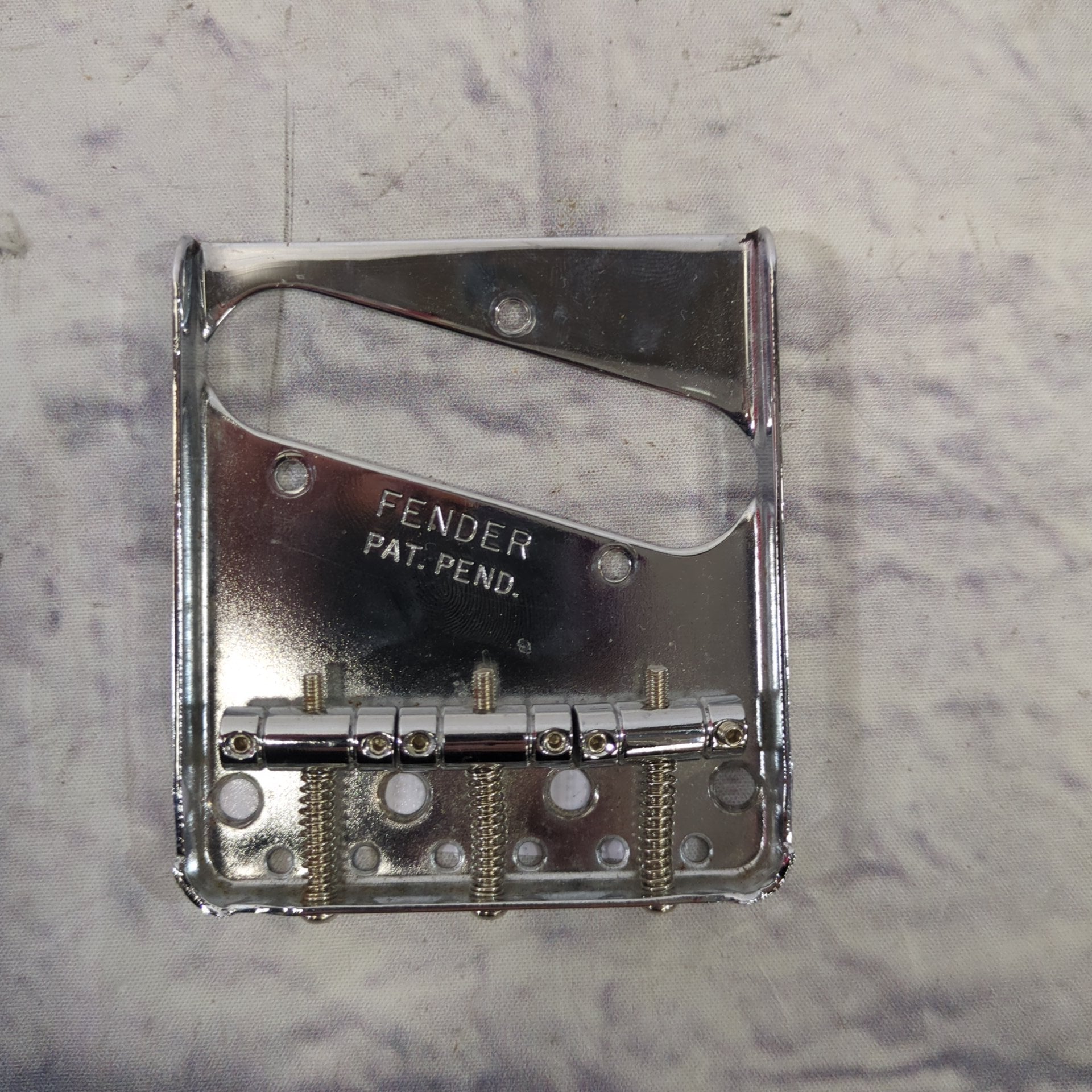 Fender Telecaster 3-Saddle Bridge with Steel Saddles
