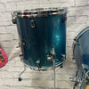 Tama 3pc Silverstar Blue Sparkle Drum Set