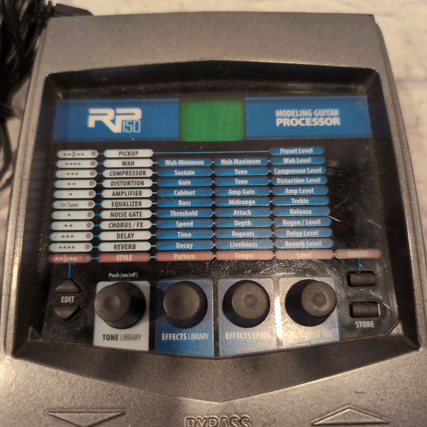 Digitech RP150 Multieffects Pedal with Rhythm - Evolution Music