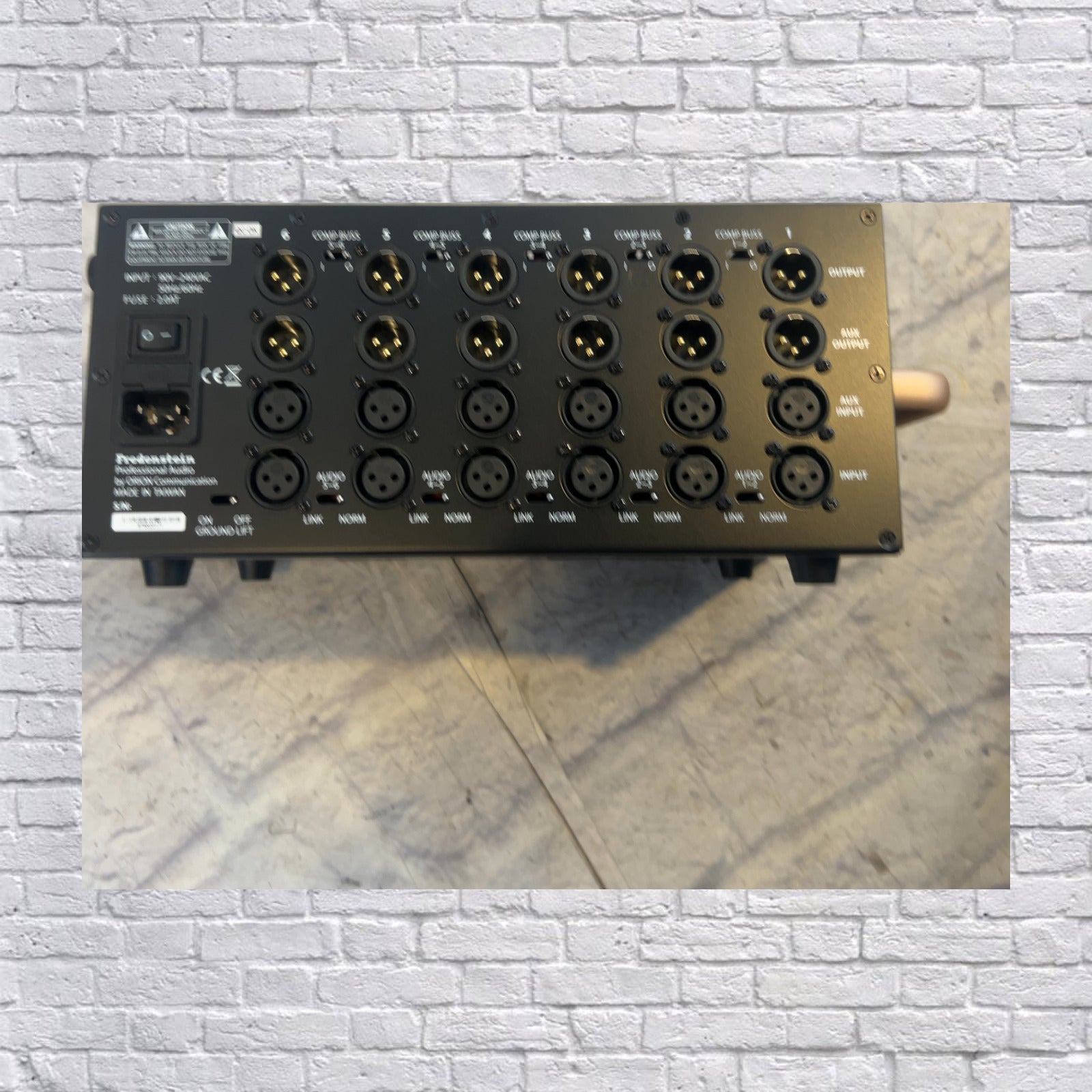 Fredenstein Bento 6 500 Series Lunchbox Chassis Rack Preamp
