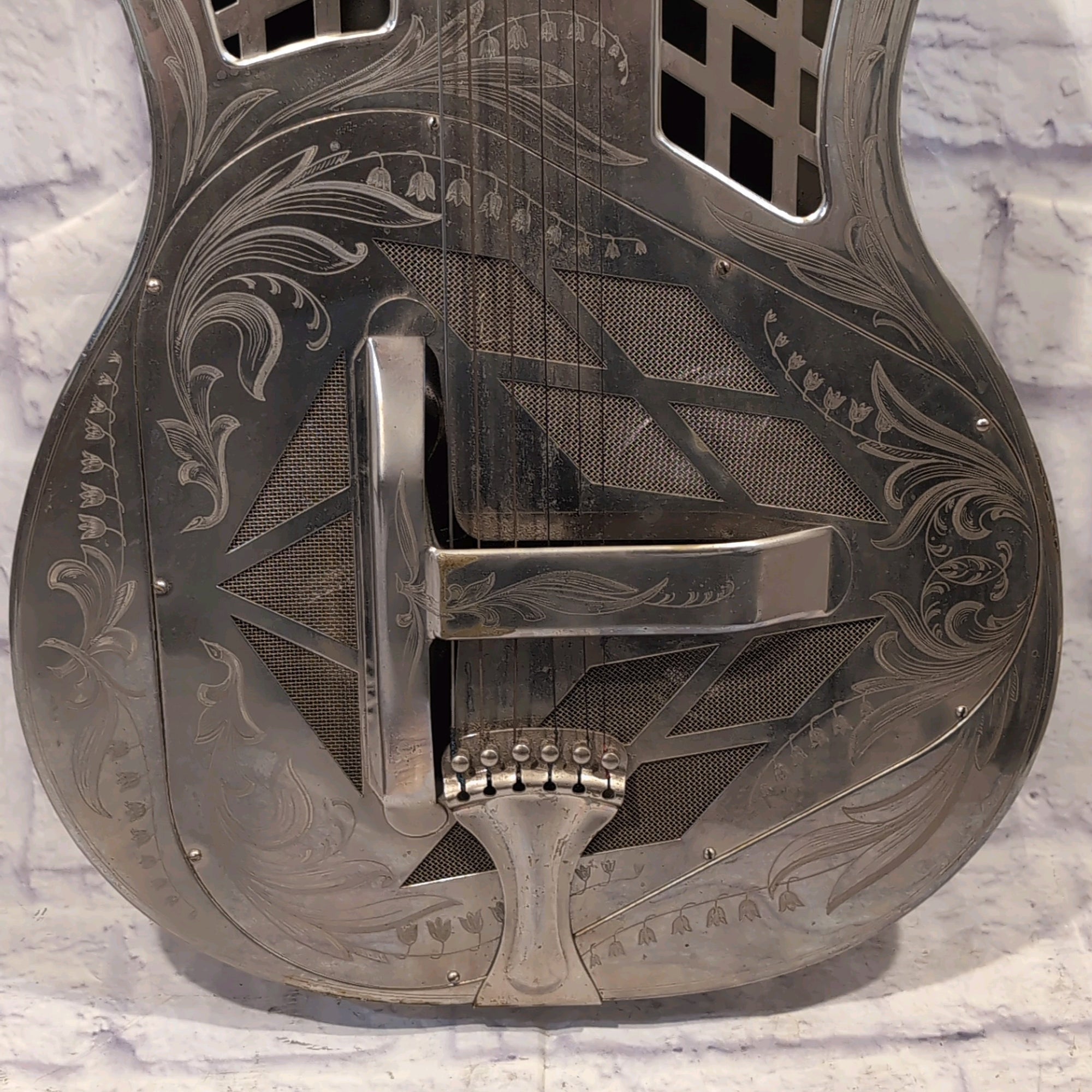 Vintage 1928 National Tricone Style 3 Square Neck Resonator Guitar