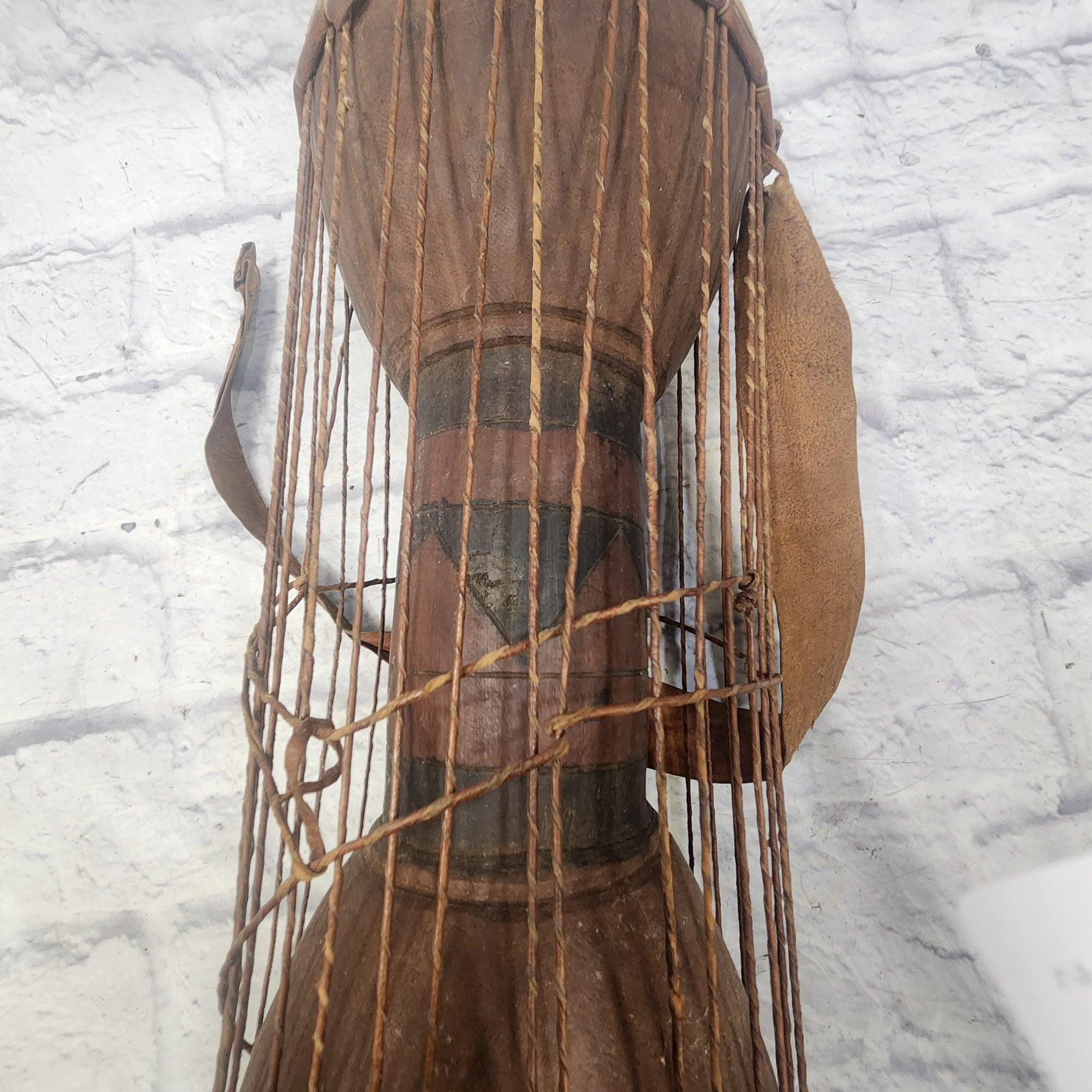 Unknown Hand Drum with Leather Strap