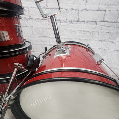 Cecilio Junior 5pc Drum Set with Stands and Cymbals