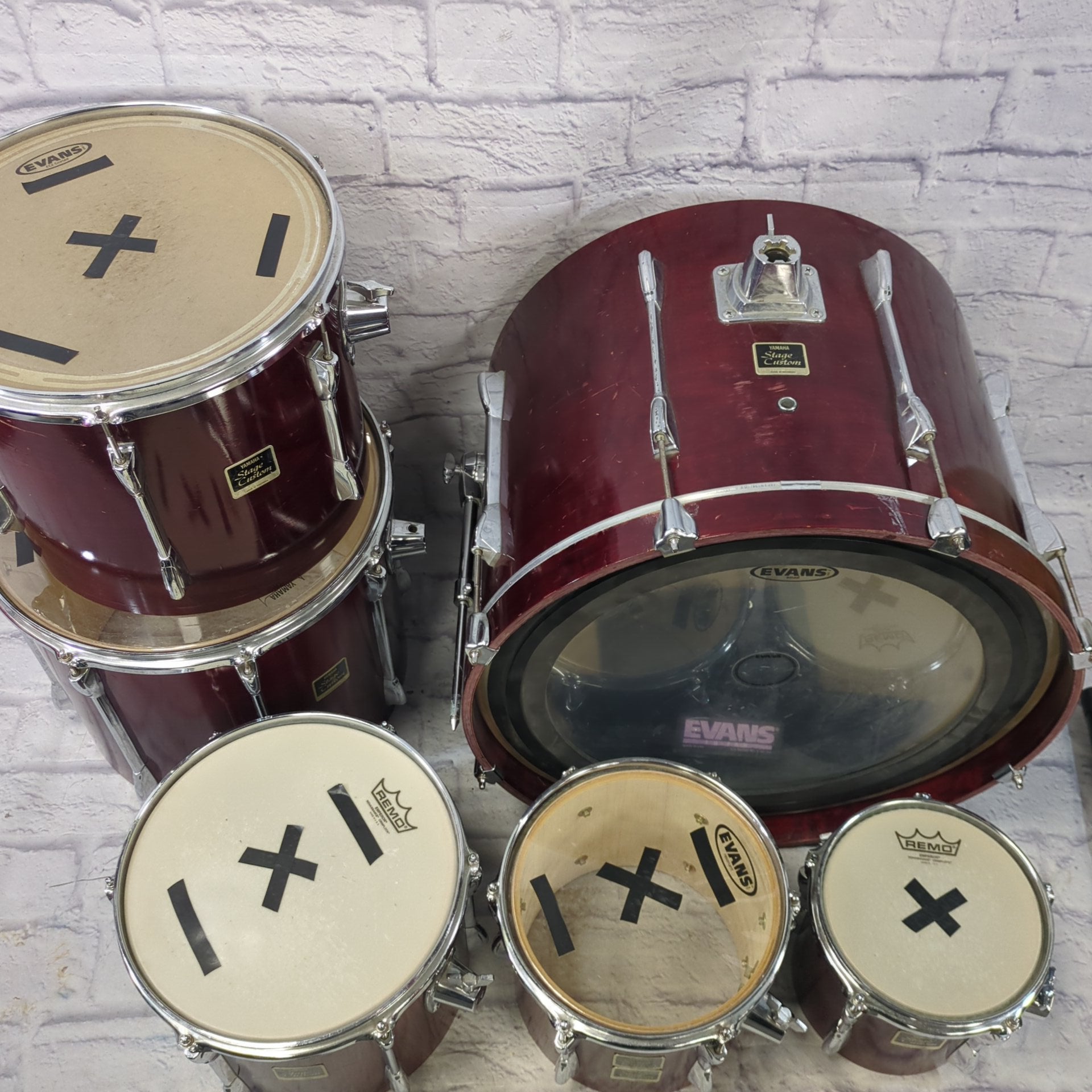 Yamaha Stage Custom 5 Piece Drum Set
