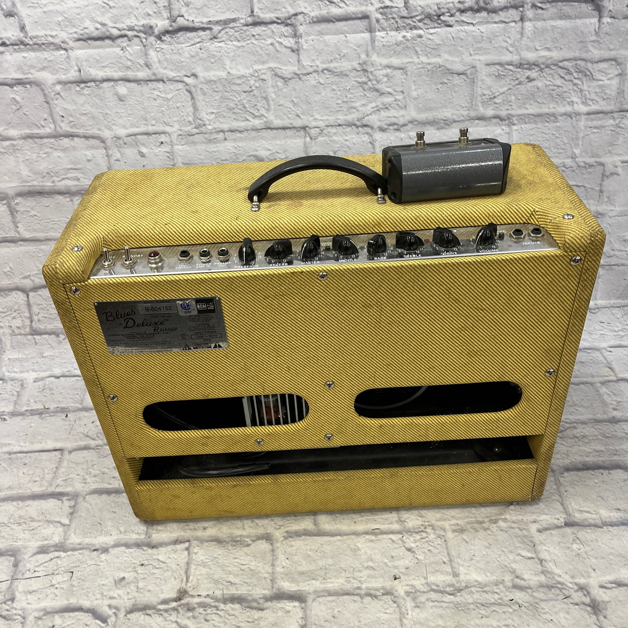 Fender Blues Deluxe Tweed Tube Guitar Combo Amp