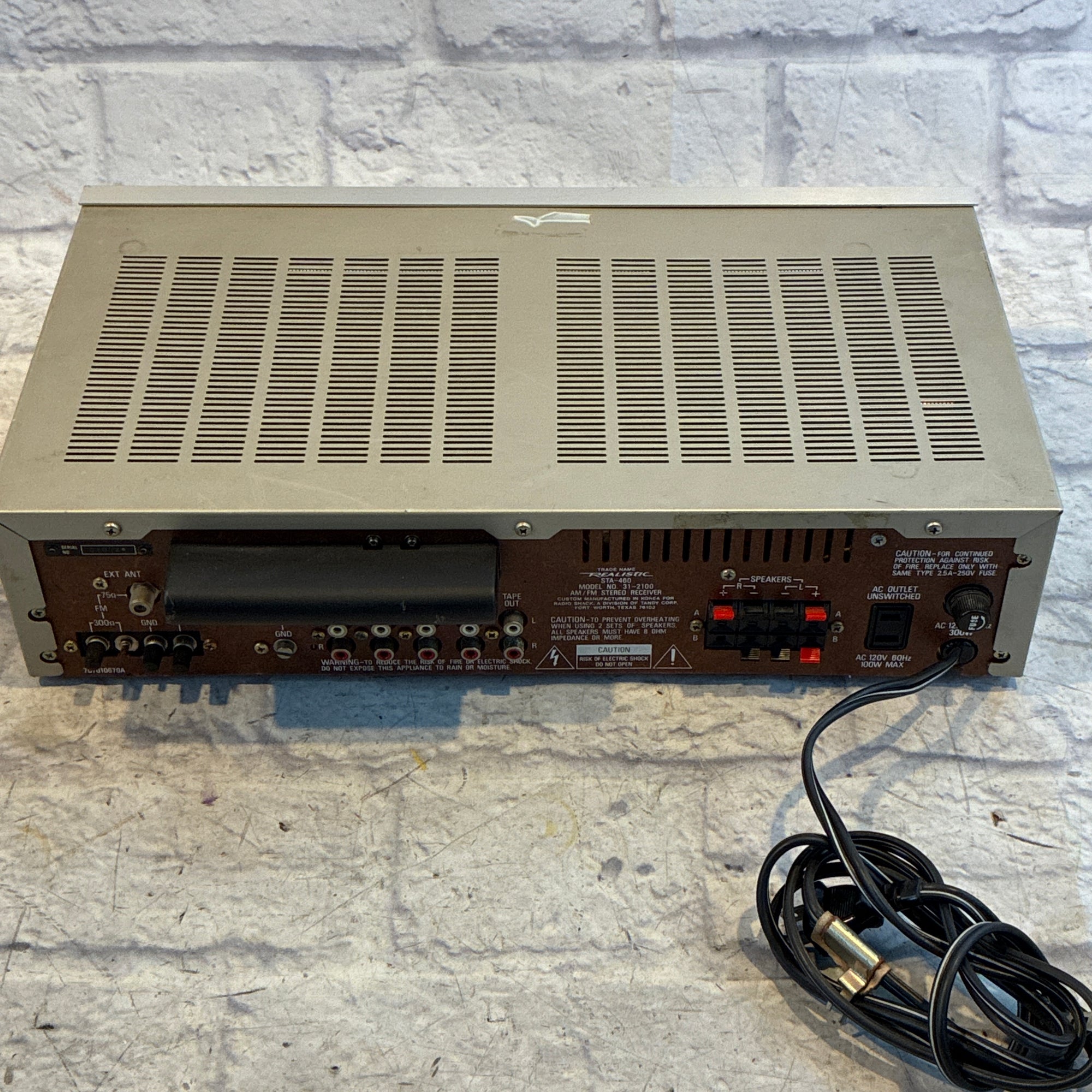 Vintage Realistic STA 460 31-2100 AM/FM stereo receiver