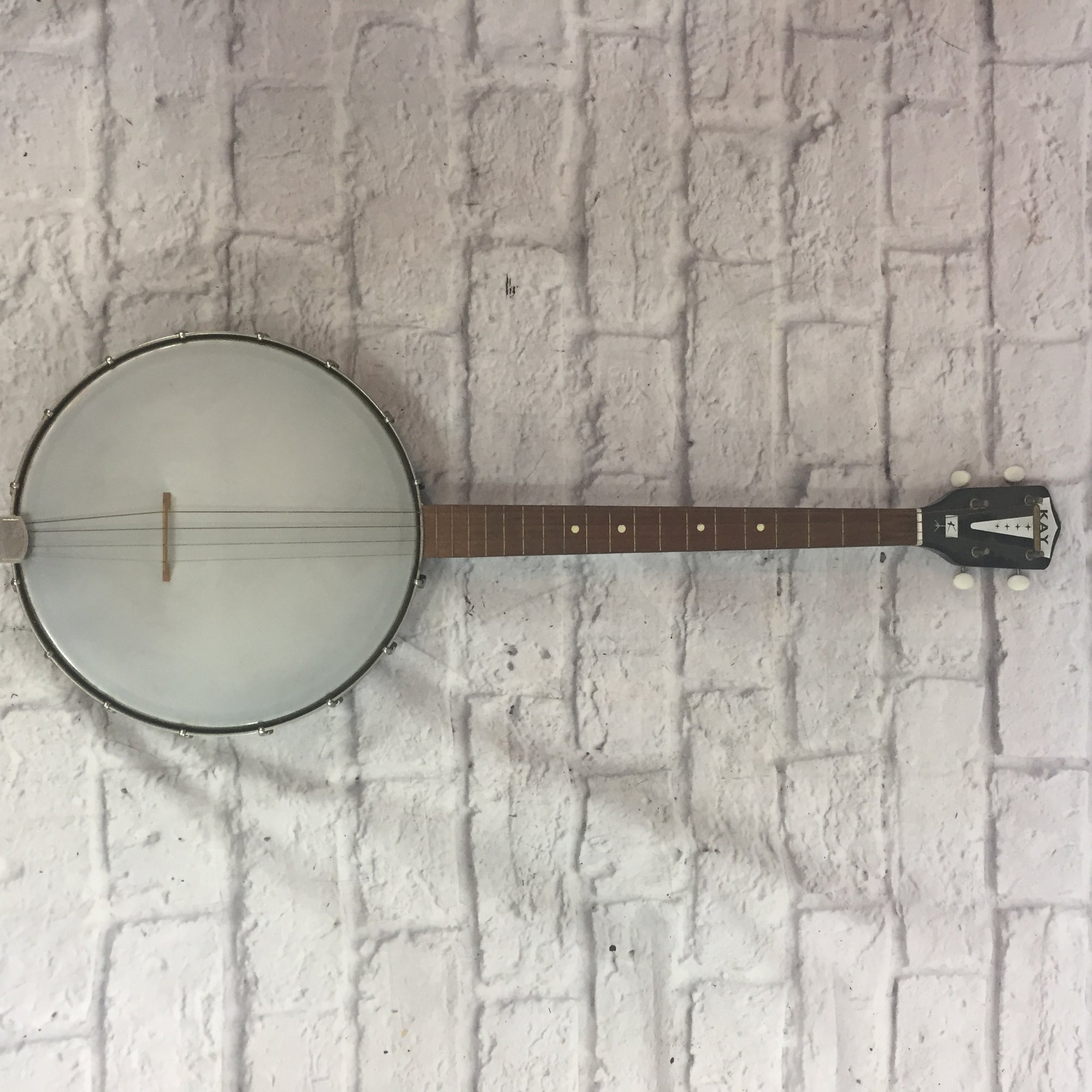 Vintage 1960s Kay Open Back 4 String Banjo