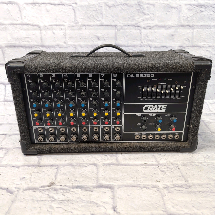 Crate PA-B8350 8-Channel NOT FUNCTIONAL