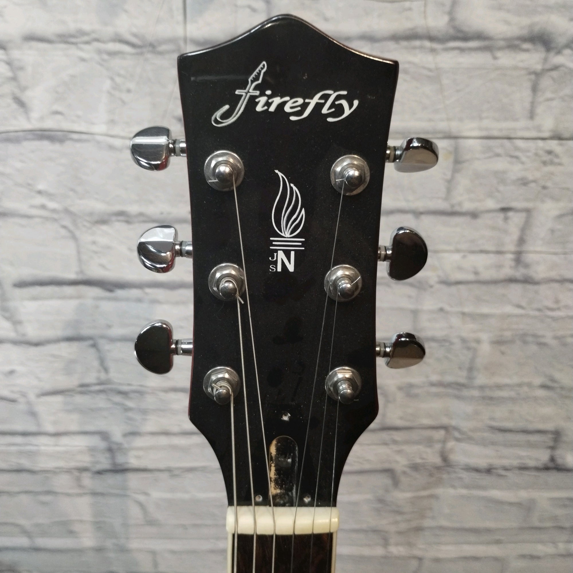 Firefly JSN 338 Hollowbody Electric Guitar - Red