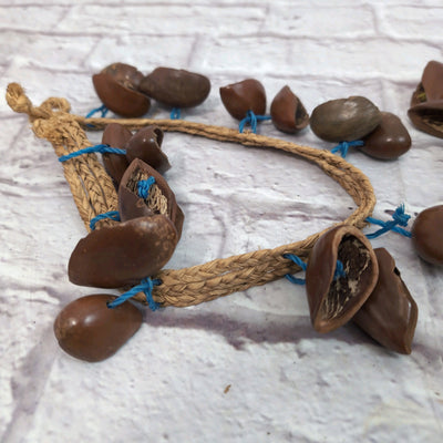 Traditional Seed Pod Ankle Shakers - Handmade Rhythmic Dance Rattles