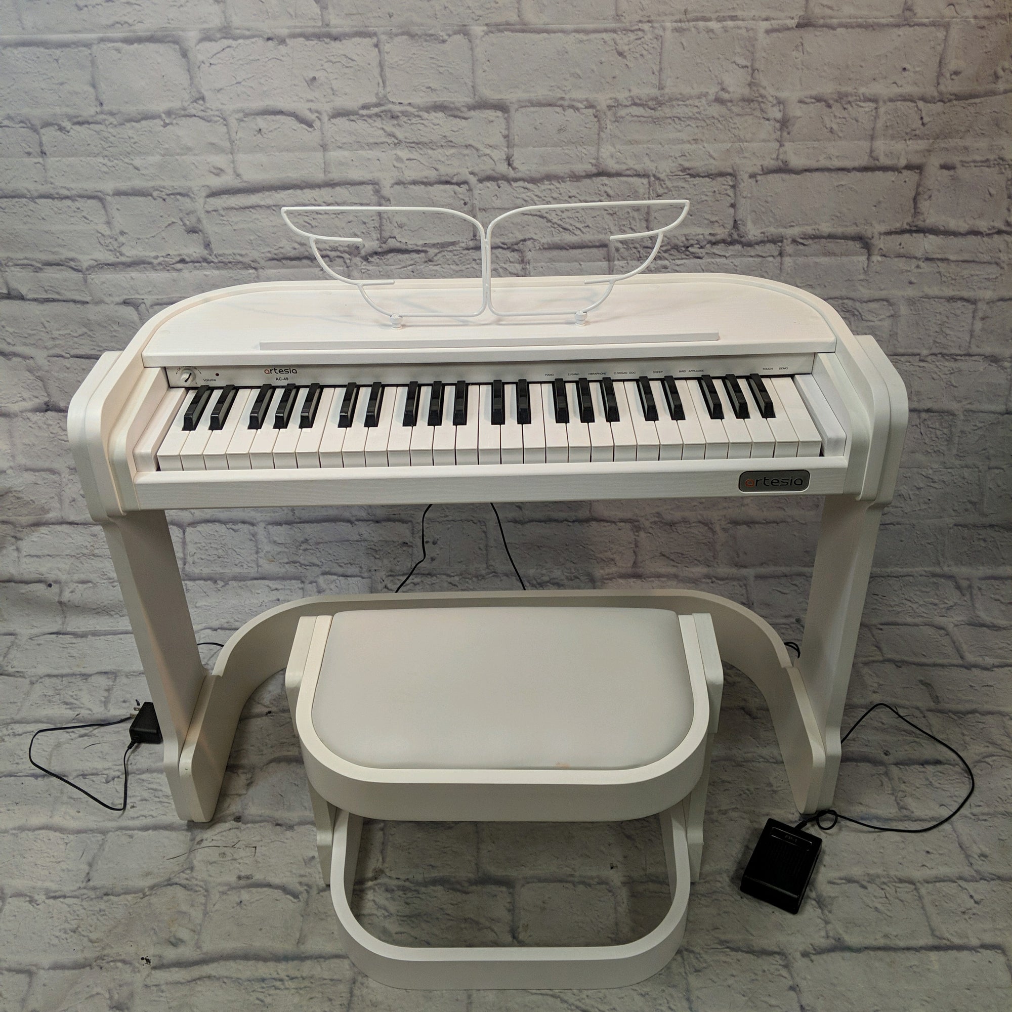 Artesia AC-49 Children's Piano With Bench Electric Piano