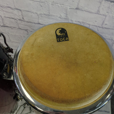 Toca Conga Pair Red Fade with Stand