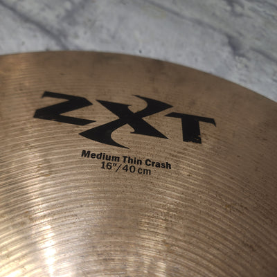 Zildjian 16 ZXT Medium Thin Crash Cymbal