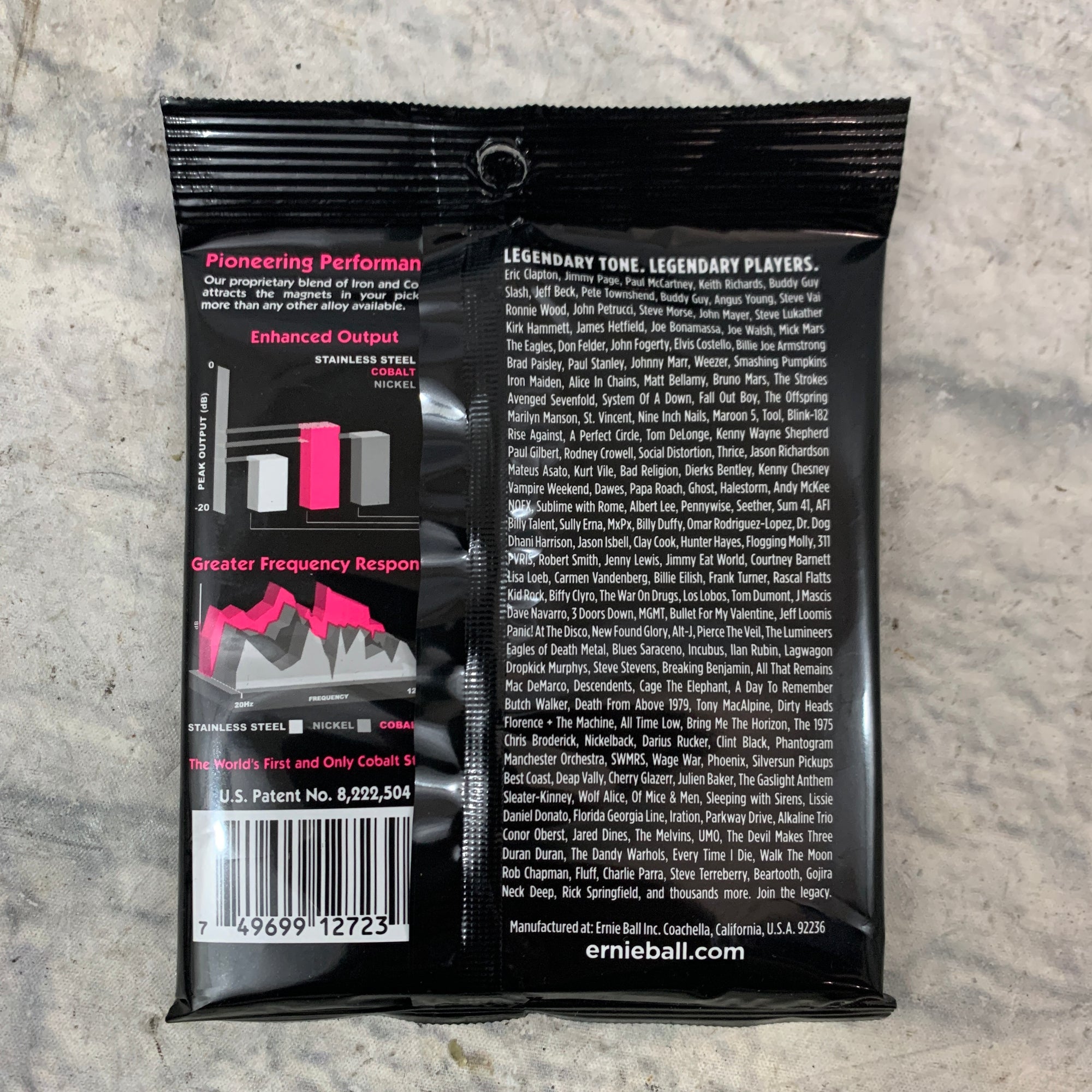 Ernie Ball EB2723 Super Slinky Cobalt Electric Guitar Strings 9 - 42