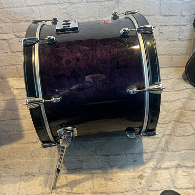 Premier 22 Transparent Purple Made in England  Kick Drum