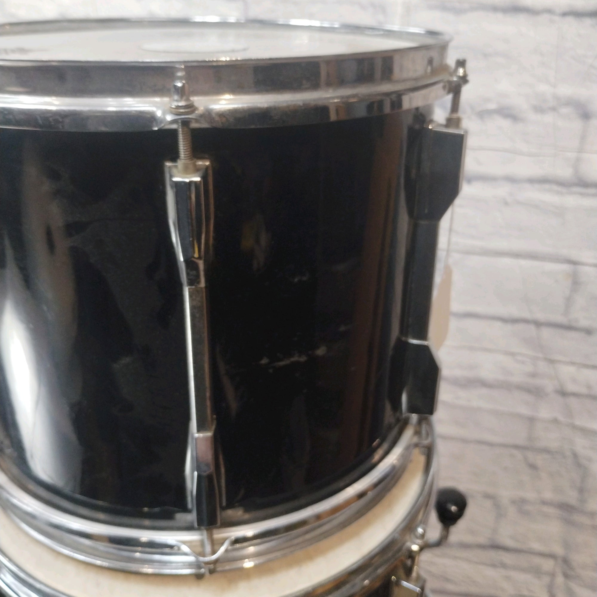 Pearl Export Black Drum Kit and Rack 12 13 16 22