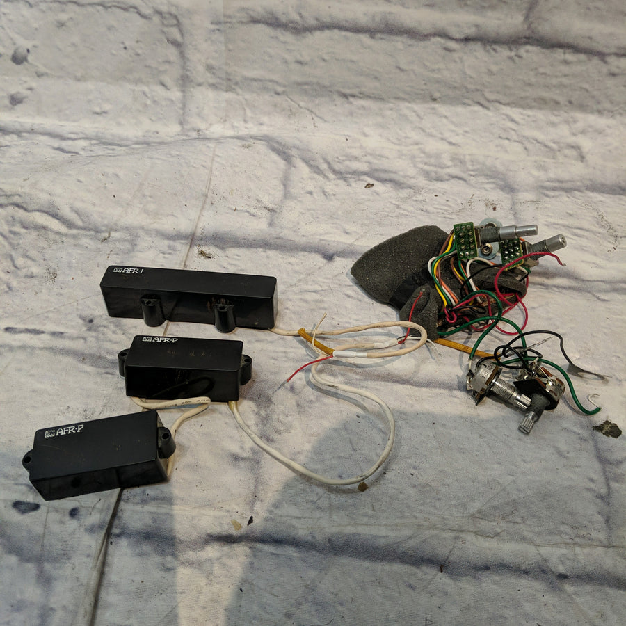 Ibanez AFR P and J Pickups W/ Preamp