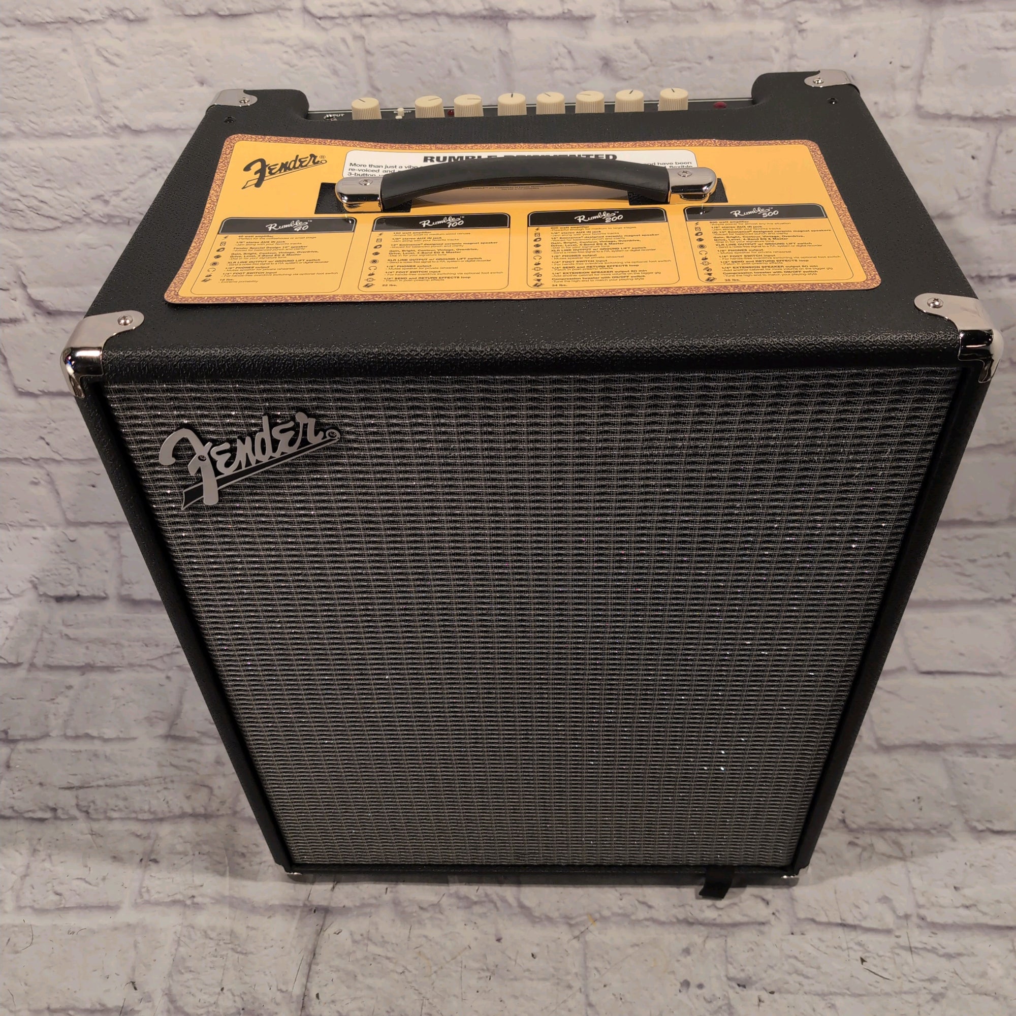 Fender Rumble 500 V3 500-Watt 2x10" Bass Combo