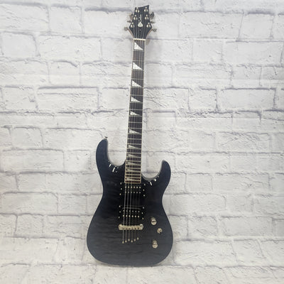 St Blues S&T Custom Trans Black Solid Body 2HB