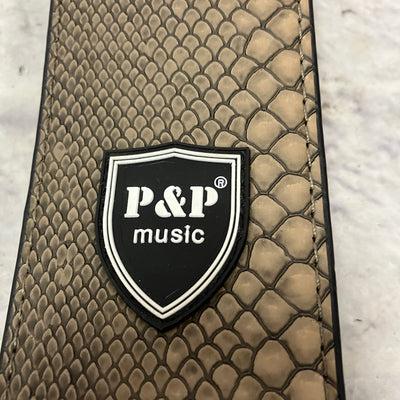 P&P Music fAUX Snake Skin Strap