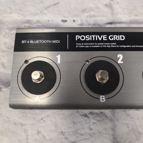 Positive Grid BT4 Wireless Bluetooth MIDI Pedalboard Controller Foots