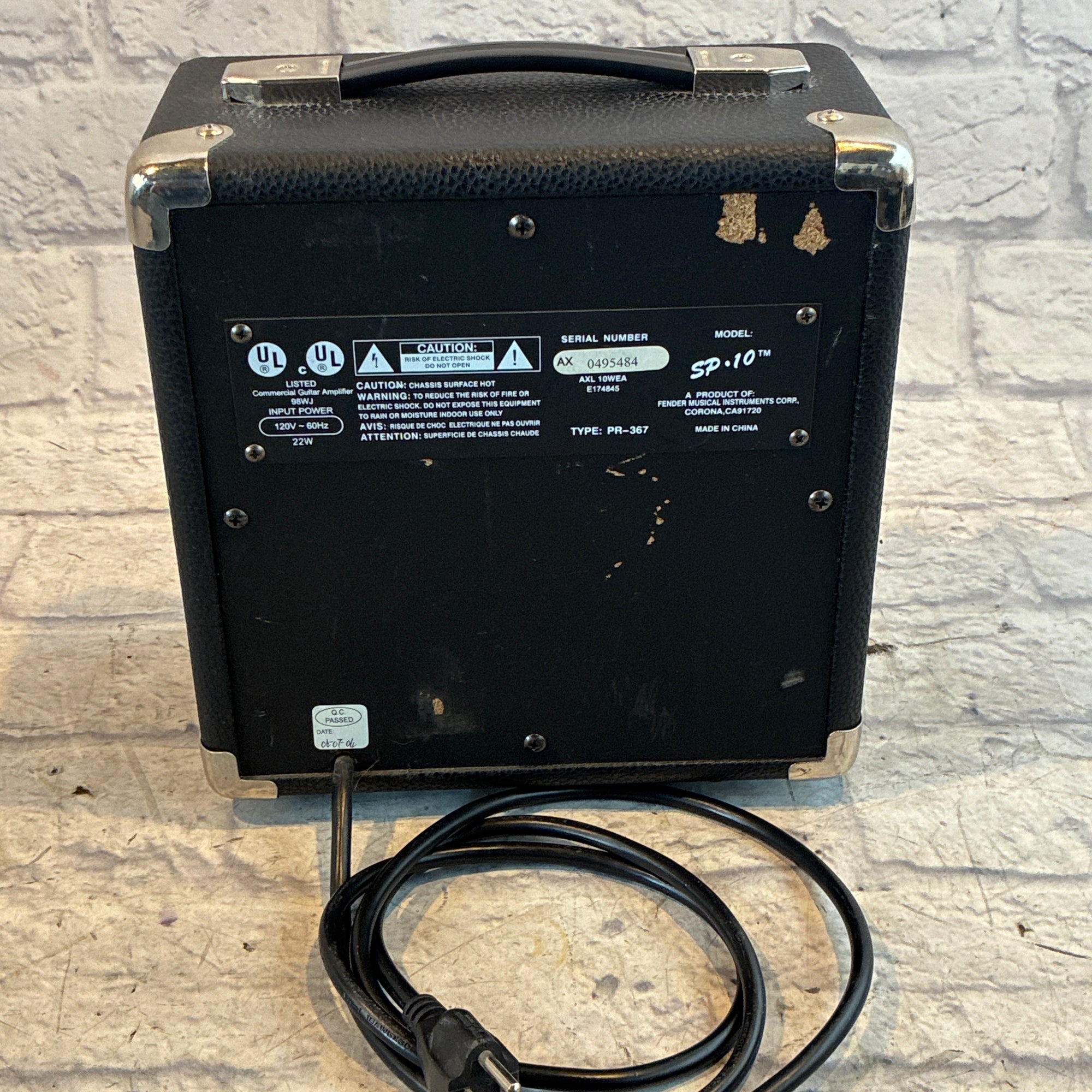 Squier SP 10 Bass Guitar Combo Amp