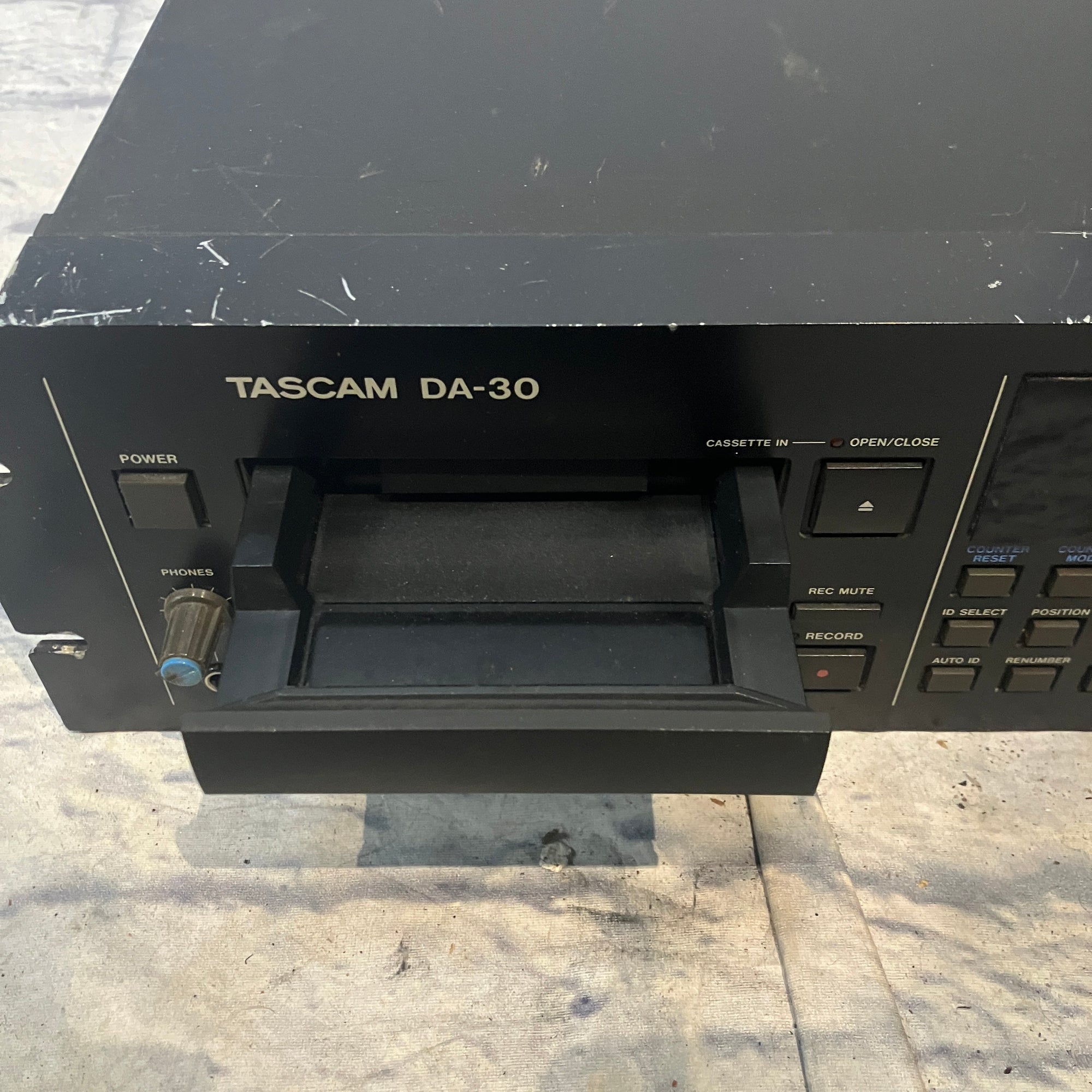 Tascam DA-30 DAT Recorder - Untested AS IS
