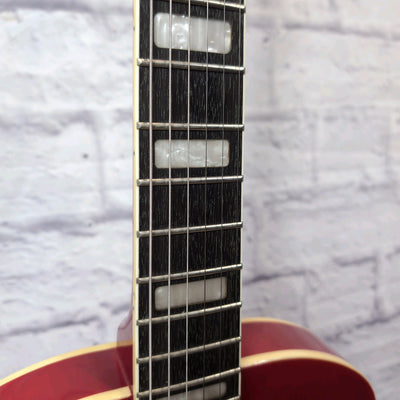 Grote Jazz Guitar w/ P90 GRWB-ZTTR Hollow Body Electric Guitar - Red