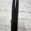 Levy's Black Canvas Guitar Strap with Suede Ends
