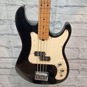Harmony Vintage 1970s Short Scale P Bass Black w/ Matching Headstock