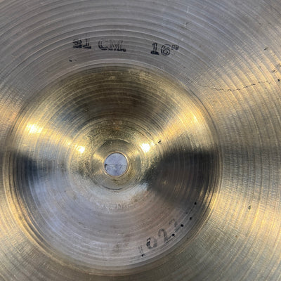 Sabian 16 Thin Crash Early 80s Repaired Crack