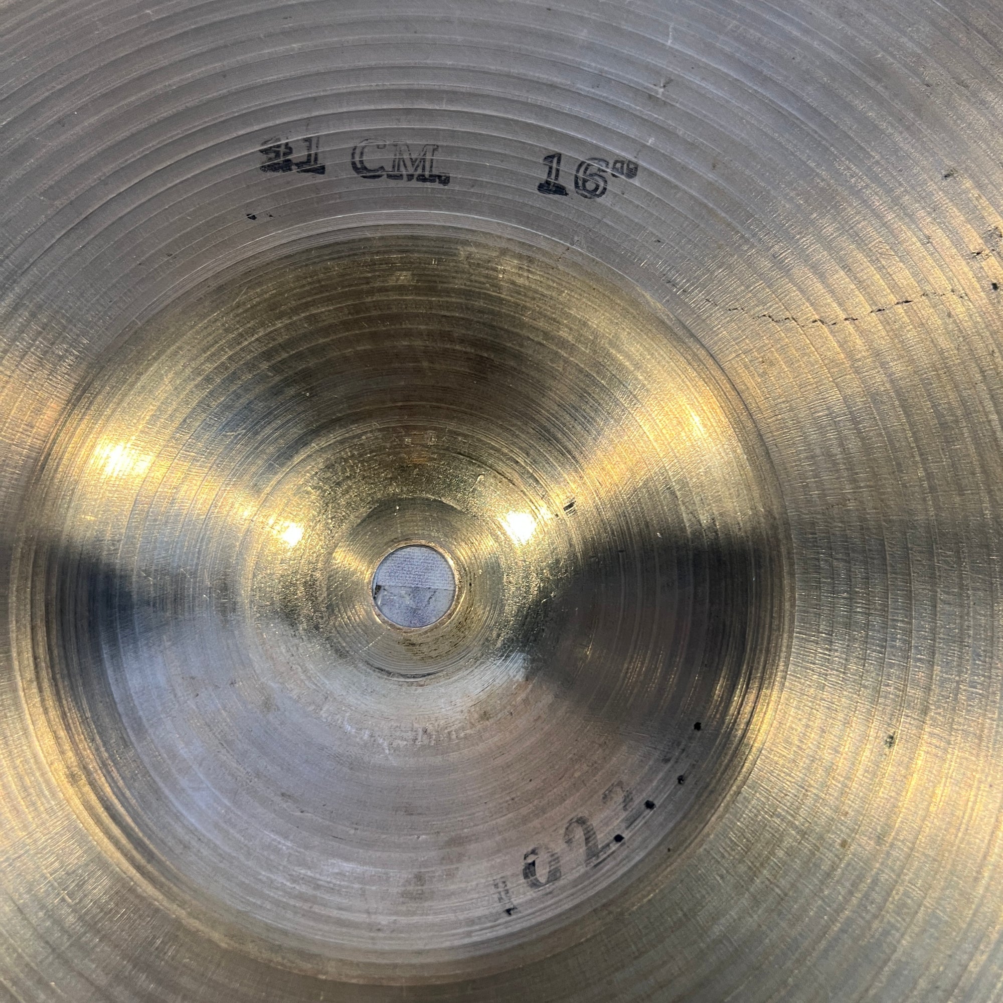 Sabian 16 Thin Crash Early 80s Repaired Crack