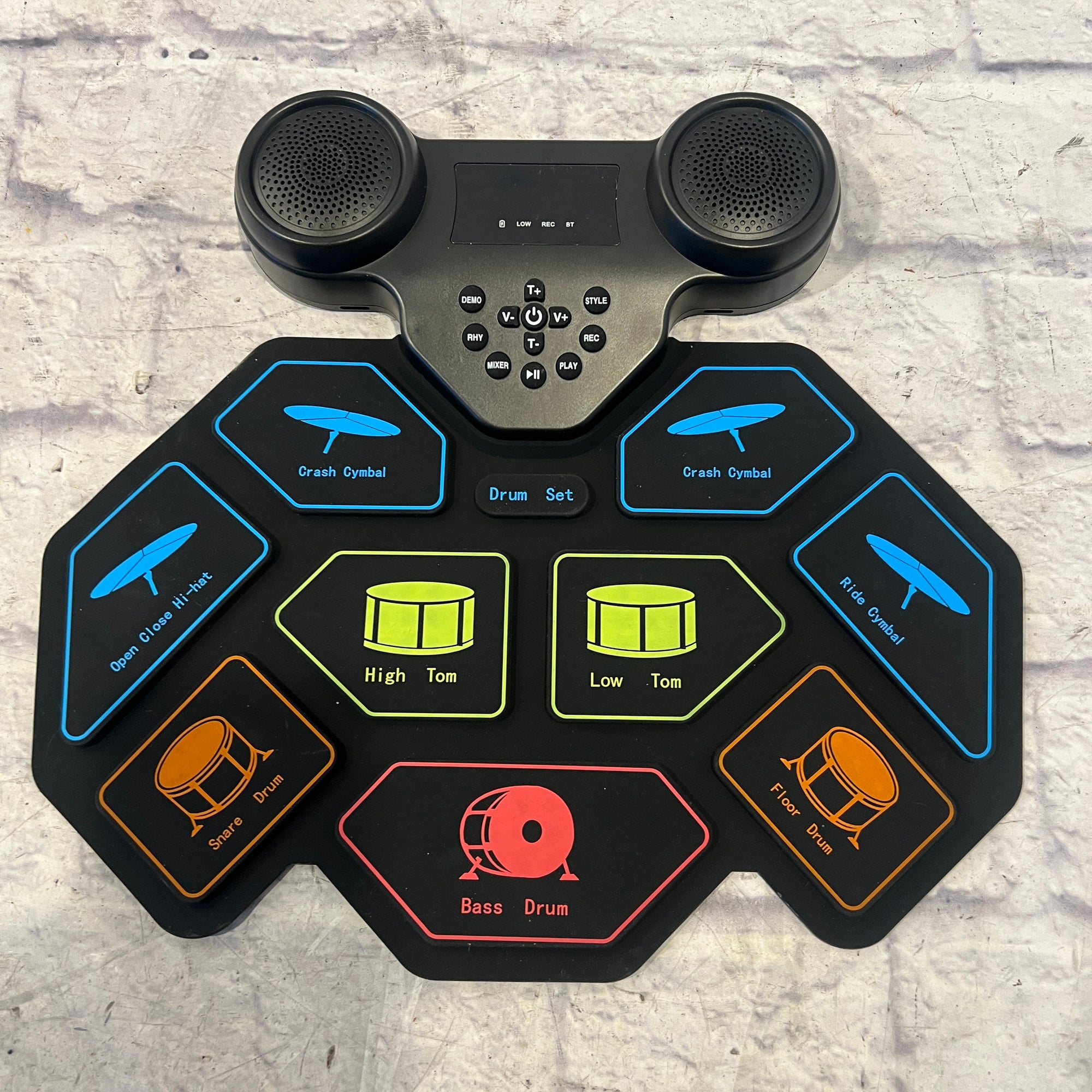 Unknown Portable Electronic Drum Pad Small Electronic Drum Set