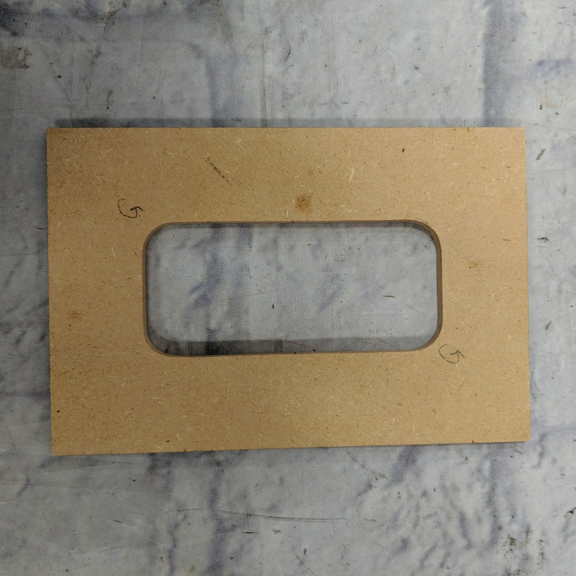 Unknown Bartolini T4CBC Pickup Routing Template