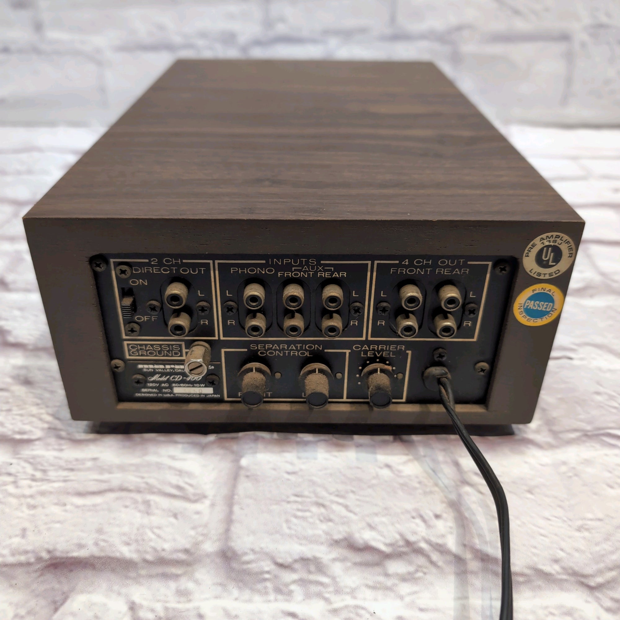 Marantz CD-400 CD-4 Disc Demodulator