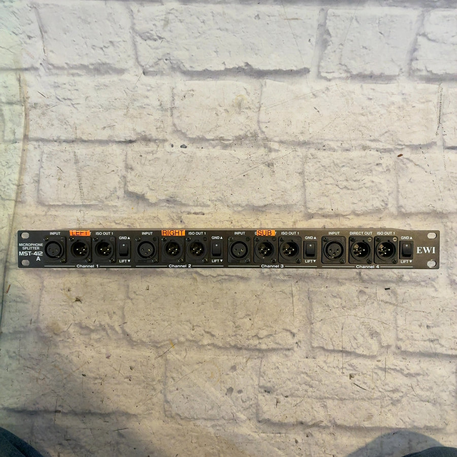 EWI MST 412A Rack Mounted Microphone Splitter