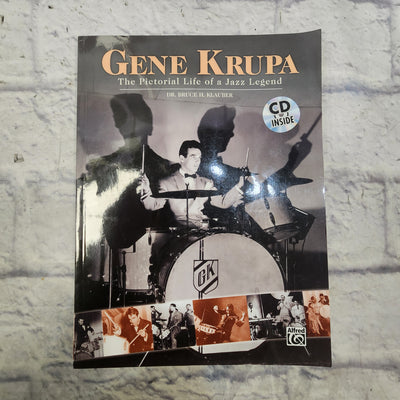 Alfred Gene Krupa The Pictorial Life of a Jazz Legend Book with CD