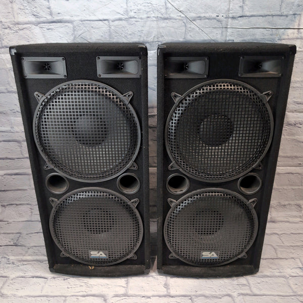 Seismic Audio SA-155.2 2x15 PA Speaker Pair - Evolution Music