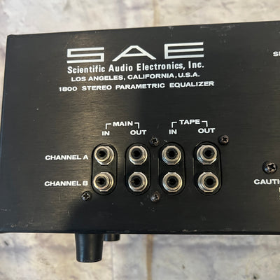 SAE Model 1800 Rack Stereo Parametric EQ