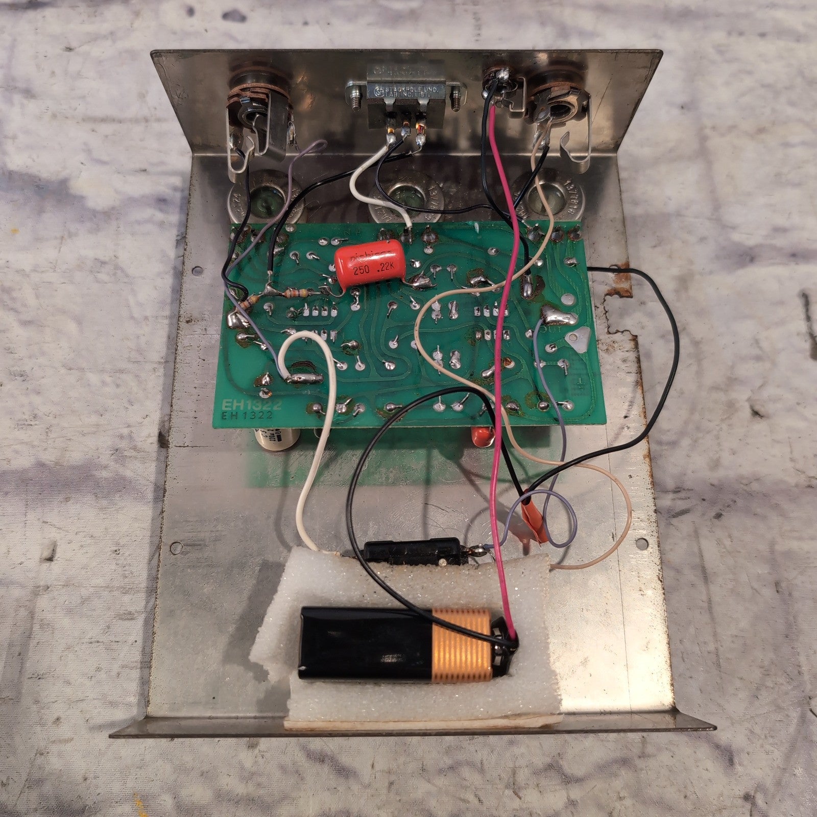 Vintage Electro-Harmonix Big Muff Pi V5 Op-Amp Tone Bypass - EH-1322 - 1978 CTS Pot Codes - Fuzz Pedal