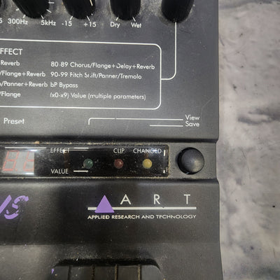 ART Xtreme Plus Modulation Delay Reverb Multi Effects Processor Pedal w/ Power Supply