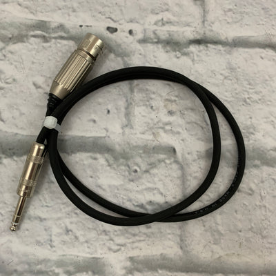 VTG Audio Low Noise Balanced XLR to 1/4" Interconnect / Microphone Cable